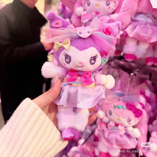 SANRIO | Kuromi Mascot Holder Bag Charm Plush Keychain (Harajuku Store Limited)