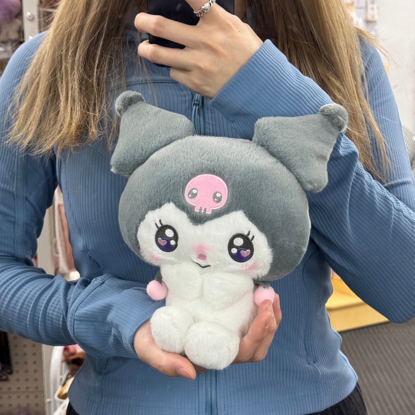 Sanrio | Kuromi Plush Toy Soft Doll 10.5X 21 X 23Cm Approx (Various Faces) 日本三丽鸥