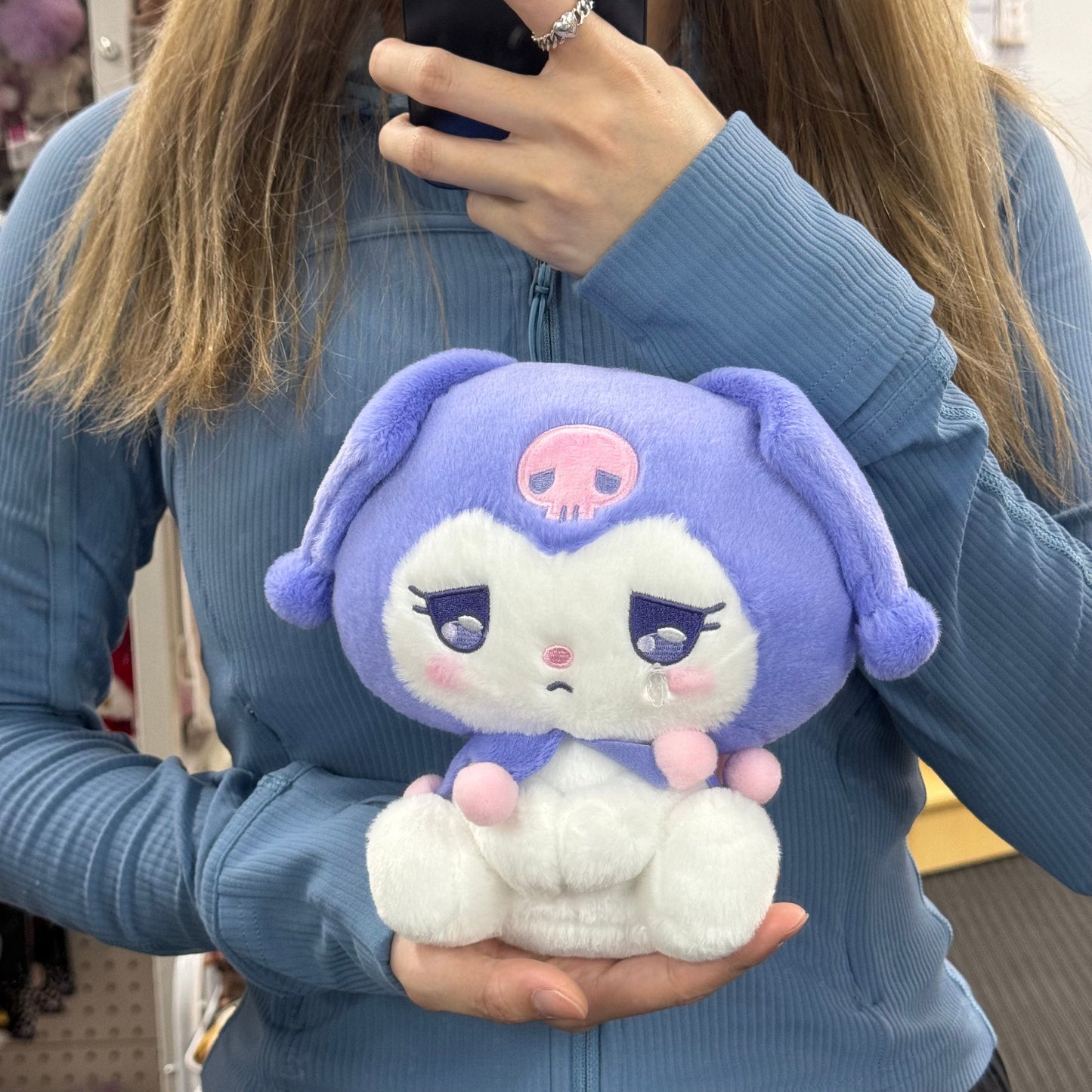 Sanrio | Kuromi Plush Toy Soft Doll 11 X 21 18Cm Approx (Various Faces) 日本三丽鸥