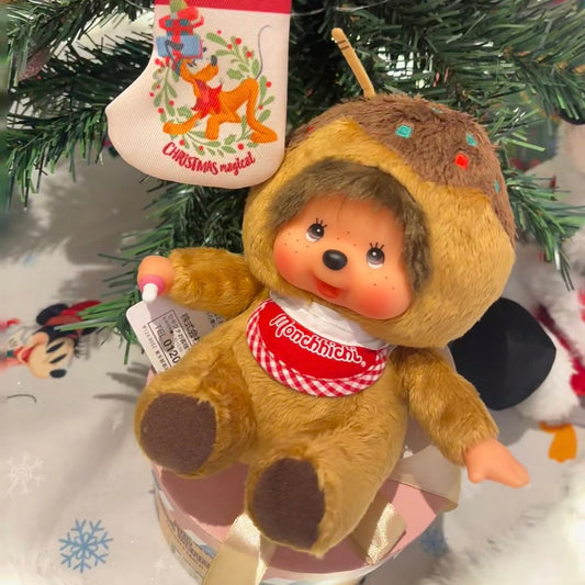 Monchhichi | Takoyaki Sitting Plush Toy Plush Doll 16cm Approx. (Local Limited)