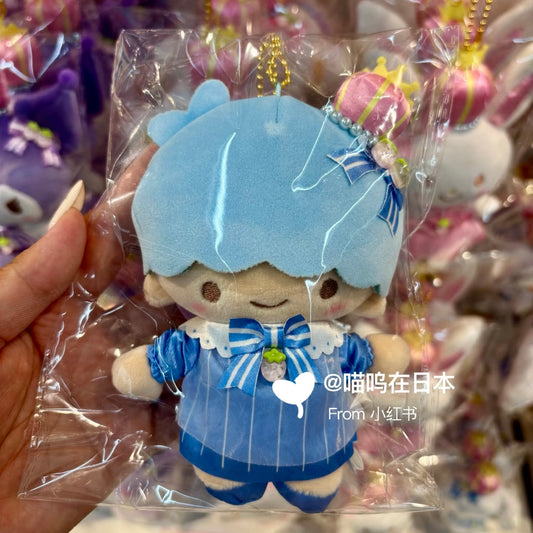 SANRIO x Kthings| Little Twin Stars Kiki Mascot Holder Plush Keychain Bag Charm (Crown)