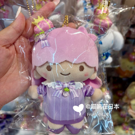 SANRIO x Kthings| Little Twin Stars Lala Mascot Holder Plush Keychain Bag Charm (Crown)