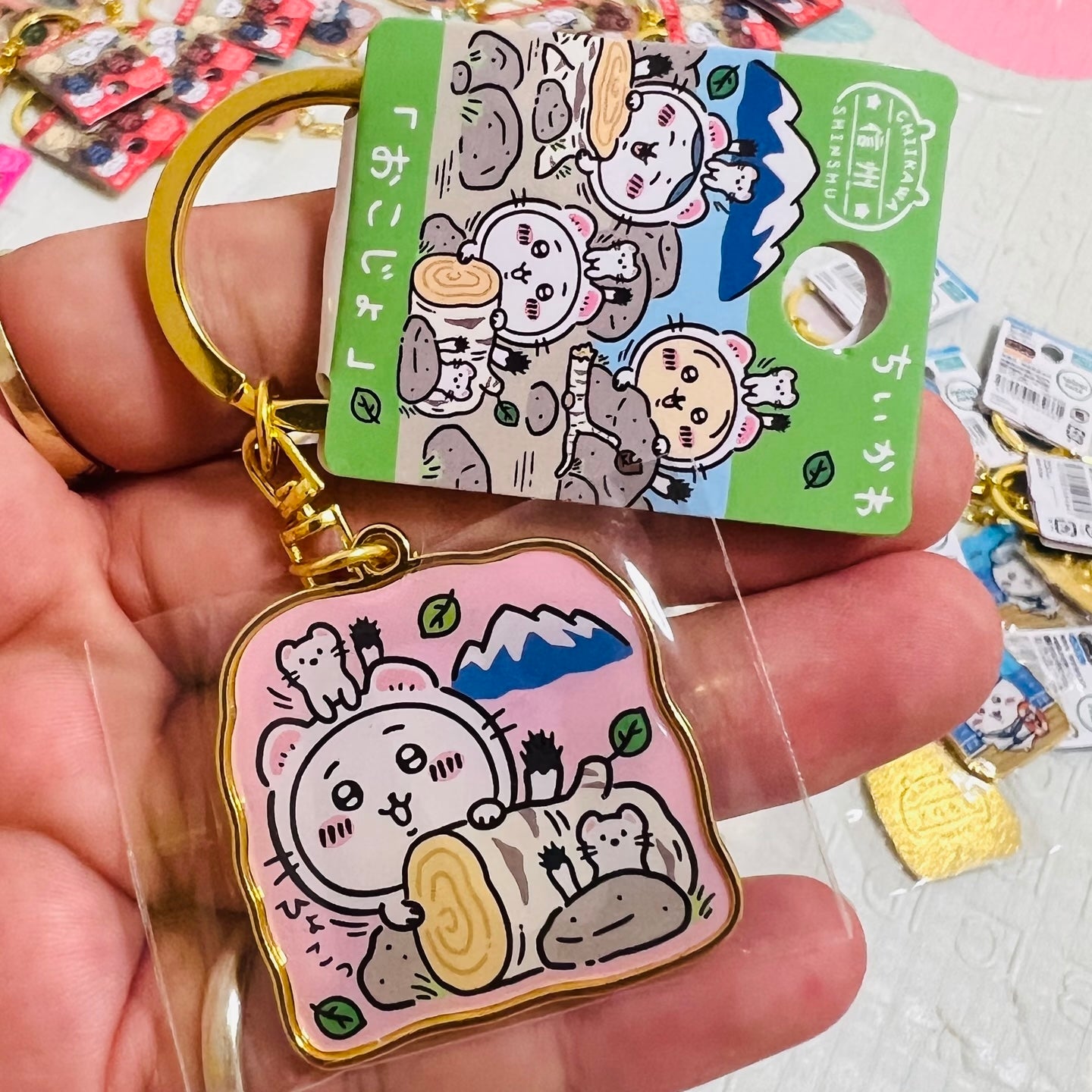 CHIIKAWA | Chiikawa Regional Exclusive Metal Keychains (Shinshu Limited - Calico Cat)
