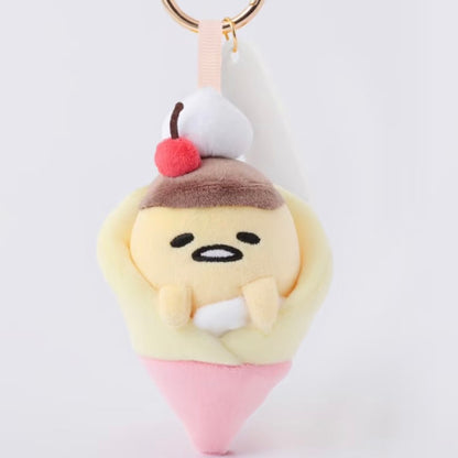 SANRIO x Kthings| Gudetama Mascot Holder Plush Keychain Bag Charm (Pop-up Store Pancake)