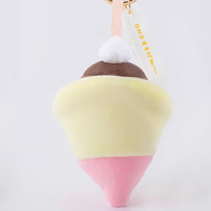 SANRIO x Kthings| Gudetama Mascot Holder Plush Keychain Bag Charm (Pop-up Store Pancake)