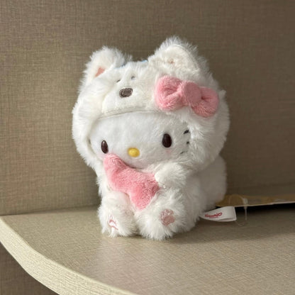 SANRIO | Hello Kitty Mascot Holder Plush Keychain 16cm Approx. (Fluffy Dog)