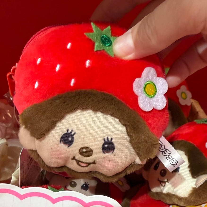 Monchhichi | Strawberry Purse Mini Pouch (Fukuoka Exclusive)