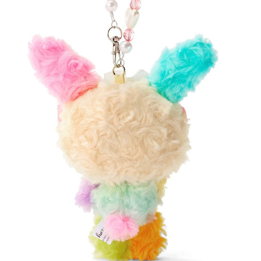 SANRIO | Usahana Curly Fur Head Dress Mascot Holder Bag Charm Keychain 170x140x40mm