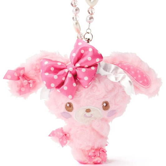 SANRIO | Bonbonribbon Curly Fur Head Dress Mascot Holder Bag Charm Keychain 170x140x40mm