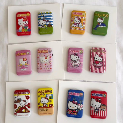 SANRIO | Hello Kitty Secret Can Badge 2 Set Blind Box A 30×8×48mm (Strawberry Newspaper 50th Anniversary)