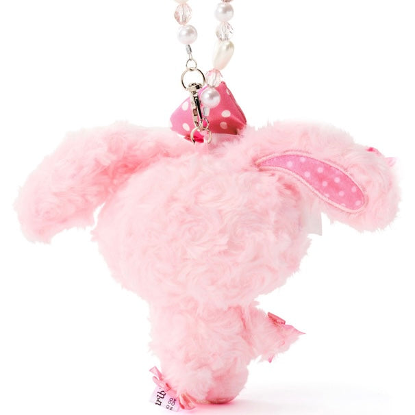 SANRIO | Bonbonribbon Curly Fur Head Dress Mascot Holder Bag Charm Keychain 170x140x40mm