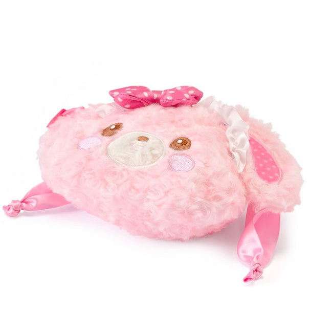 SANRIO | Bonbonribbon Curly Fur Head Dress Face Drawstring Bag 180x180mm