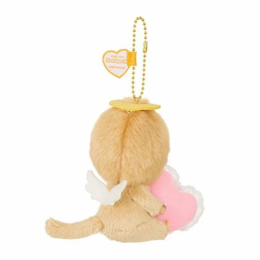 Monchhichi | Large Face SS Mascot Holder Bag Charm Keychain 105x110x65mm (Love Happy Angel)