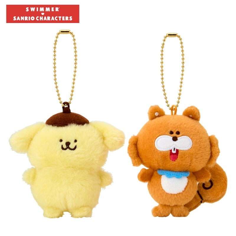 Sanrio x SWIMMER | Plush Keychains Set (Pompompurin / Pom Pom Purin)