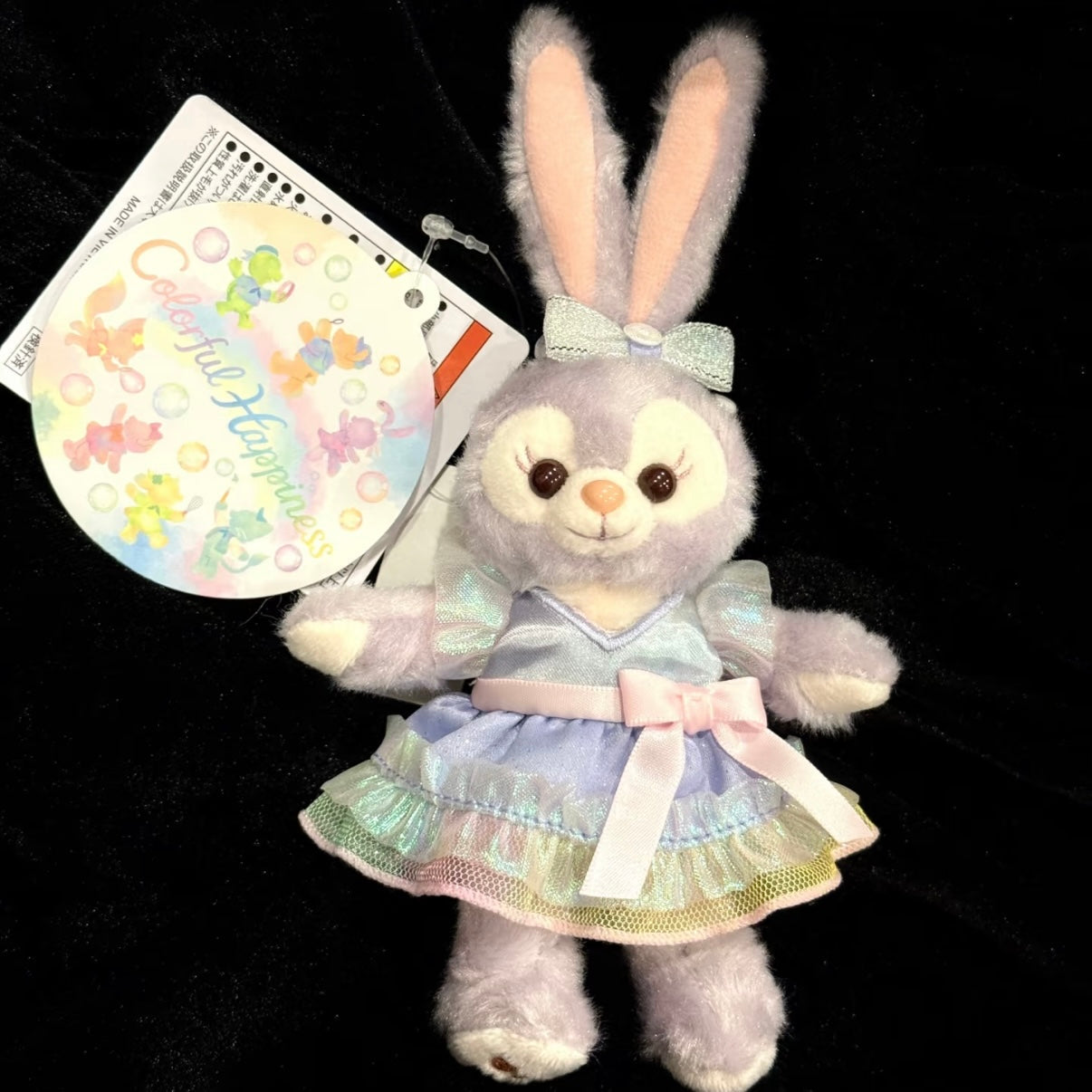 DISNEY | TokyoDisneySea Duffy and Friends StellaLou Mascot Holder Plush Keychain with Badge (20th Anniversary