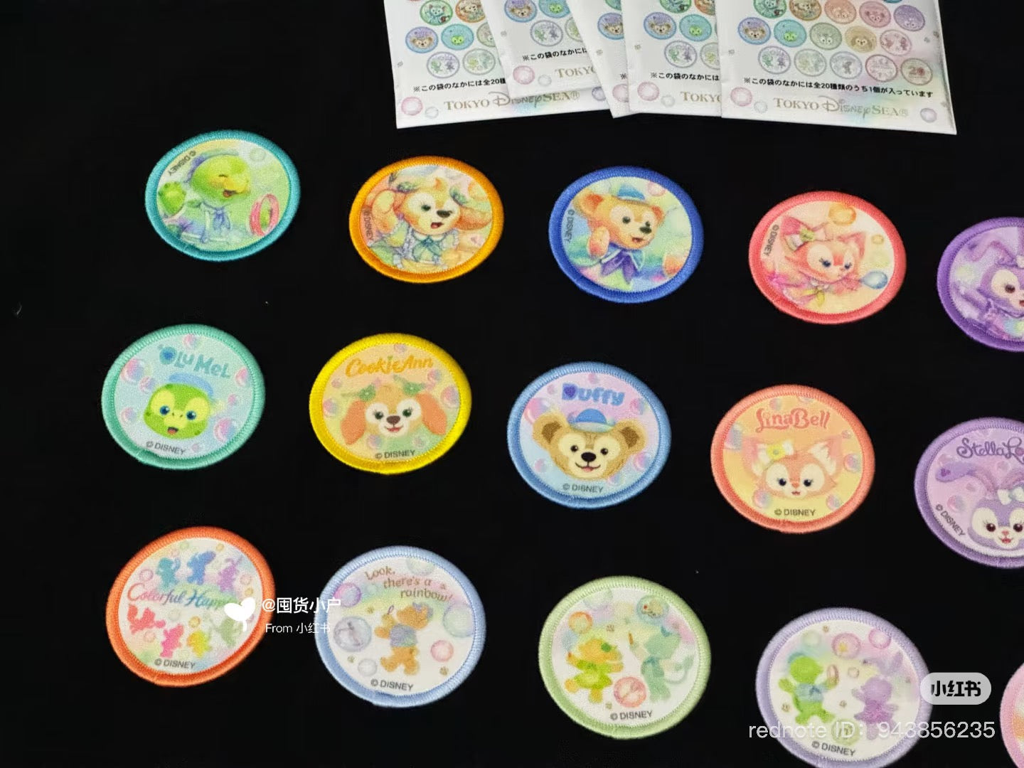 【Made in Japan】DISNEY | TokyoDisneySea Duffy and Friends Secret Badge Blind Bag (20th Anniversary - Colorful Happiness)