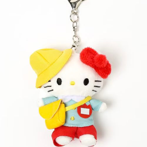 and St Me% x Sanrio Hello Kitty | Mini Mascot Holder Plush Keychain 13cm 5th Ver. (Kindergarten)