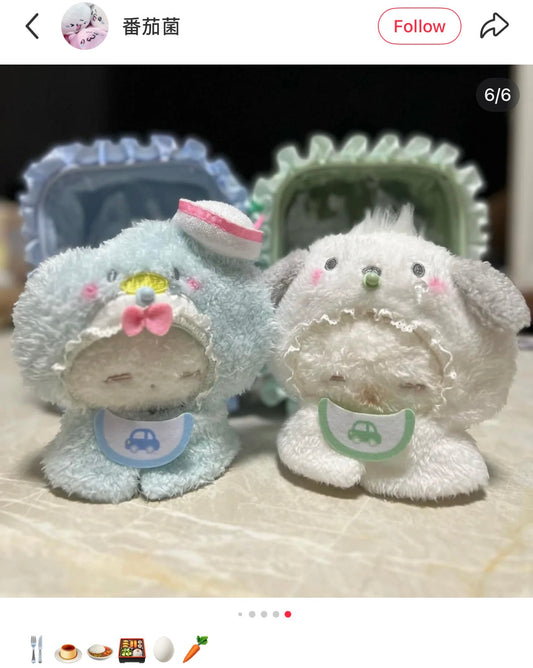 SANRIO | TuxedoSam Plush Costume 19×1.5×19.5cm (Enjoy Idol)