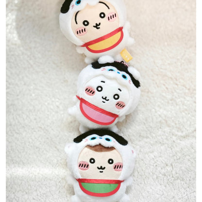 CHIIKAWA x MOGUMOGU | Kurimanju Mascot Holder Bag Charm Keychain 120x85x50mm (1st Anniversary)