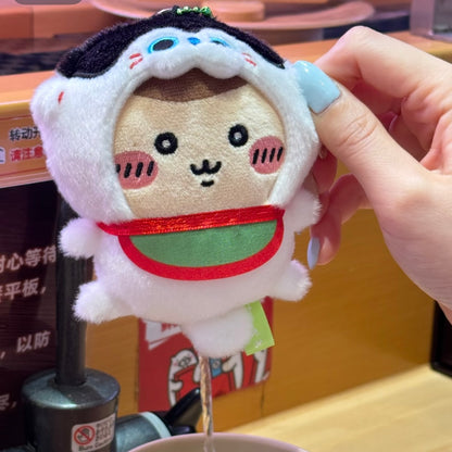 CHIIKAWA x MOGUMOGU | Kurimanju Mascot Holder Bag Charm Keychain 120x85x50mm (1st Anniversary)