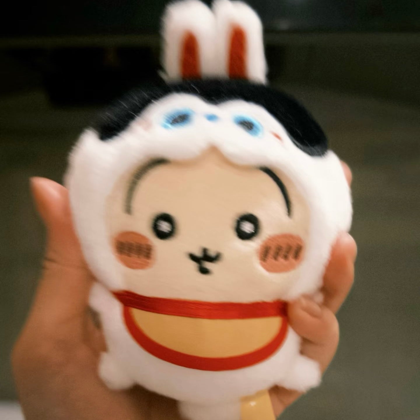 CHIIKAWA x MOGUMOGU | Usagi Mascot Holder Bag Charm Keychain 120x85x50mm (1st Anniversary)
