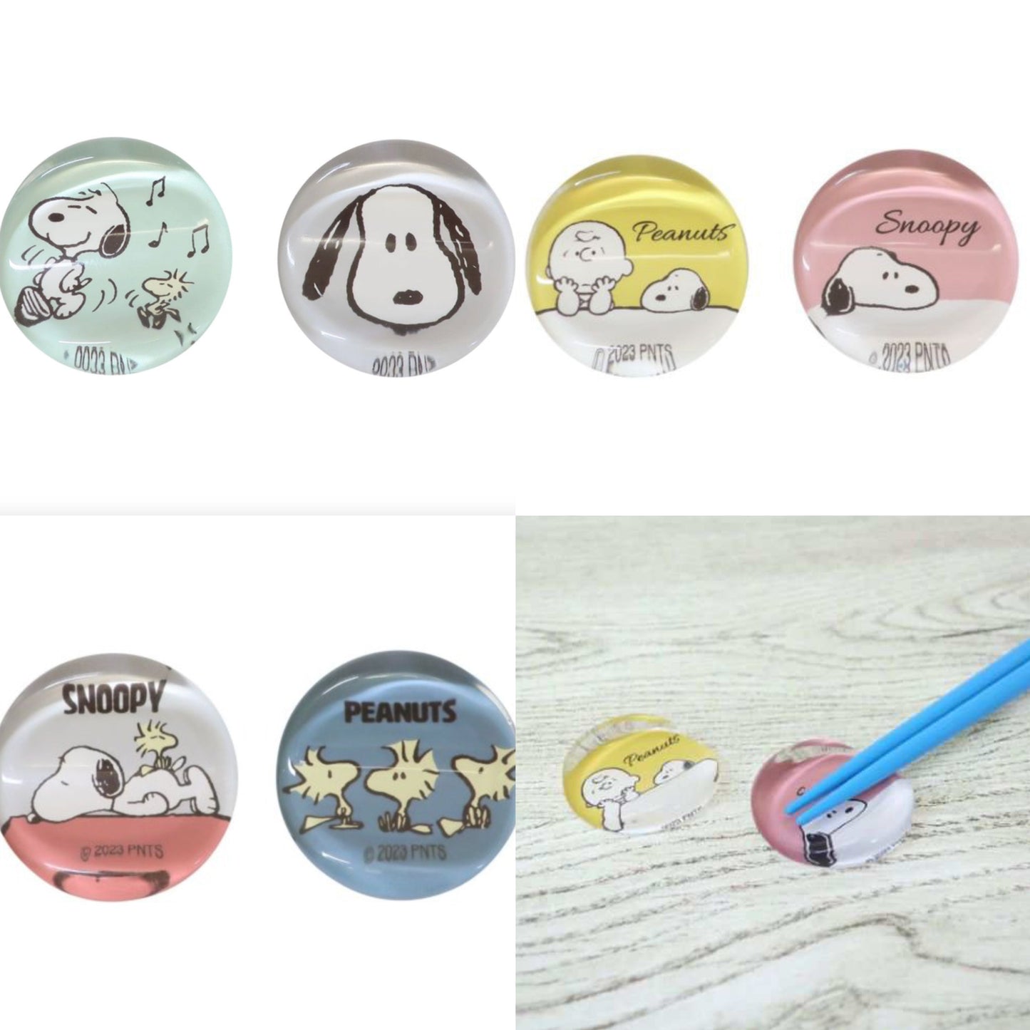Peanuts | Snoopy Glass Chopsticks Rest Set Of 2
