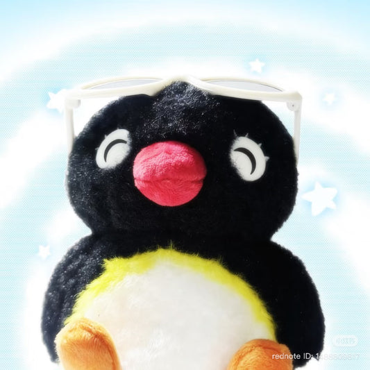 Pingu | Rolling Plush Toy Plush Doll 110x120x85mm (Smiling)