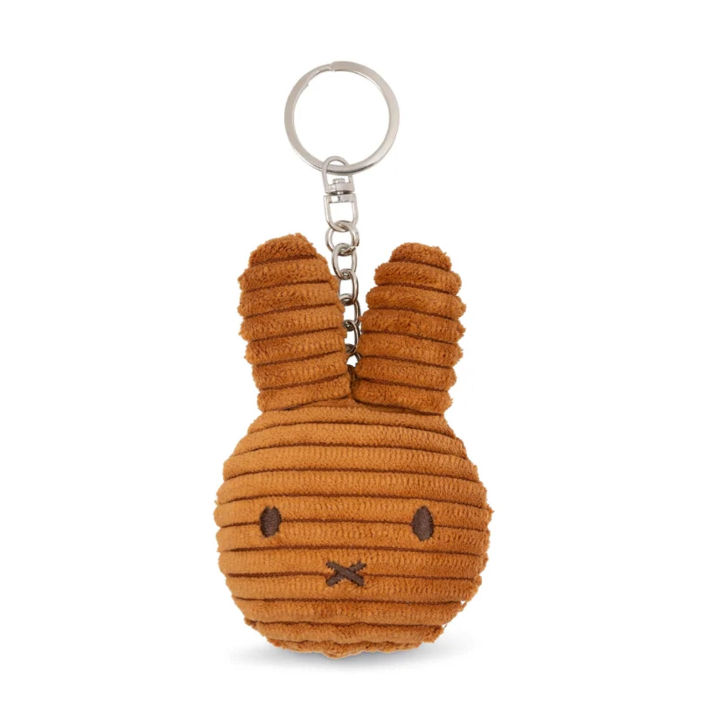 MIFFY | Flat Keychain Eco Corduroy 10cm 100% recycled PET (Cinnamon)