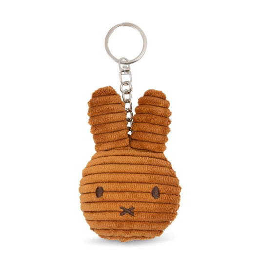 MIFFY | Flat Keychain Eco Corduroy 10cm 100% recycled PET (Cinnamon)
