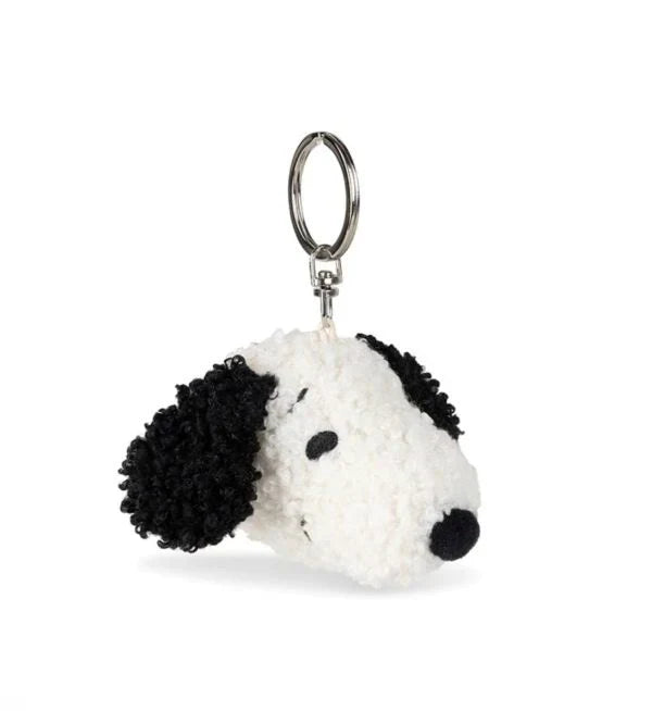 PEANUTS x Bon Ton Toys | Snoopy ECO Tiny Teddy Cream keychain 4.5 cm (Handmade with Love)
