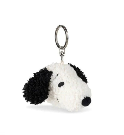 PEANUTS x Bon Ton Toys | Snoopy ECO Tiny Teddy Cream keychain 4.5 cm (Handmade with Love)