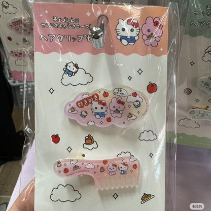 SANRIO x Choigosim | Hello Kitty Acrylic Hair Clip Set
