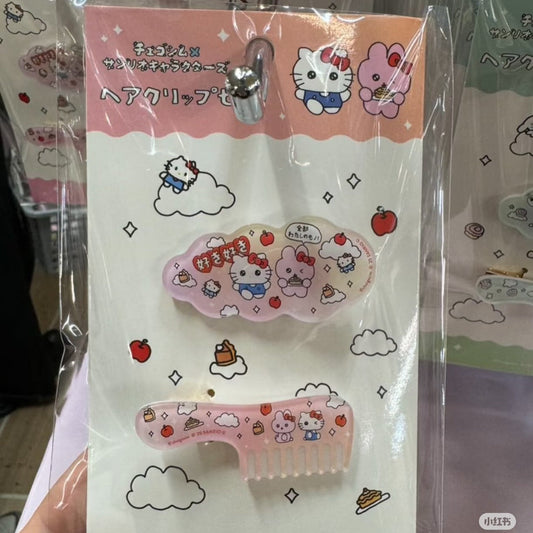 SANRIO x Choigosim | Hello Kitty Acrylic Hair Clip Set