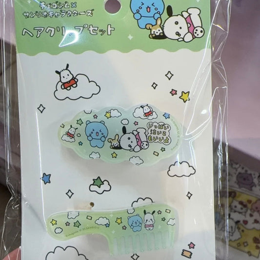 SANRIO x Choigosim | Pochacco Acrylic Hair Clip Set
