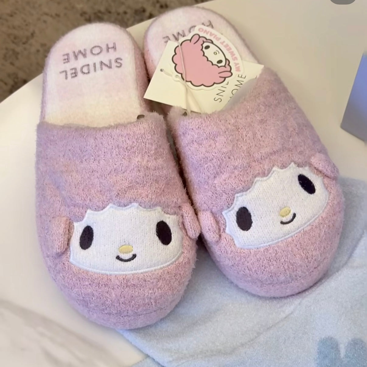 Snidel Home x Sanrio | My Sweet Piano Knit Slipper Free Size 26cm