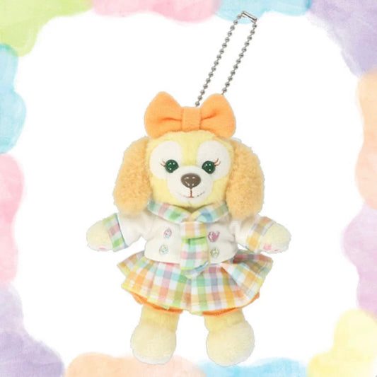 DISNEY | TokyoDisneySea CookieAnn and Friends Duffy Mascot Holder Plush Keychain with Badge (Heartfelt Letters of