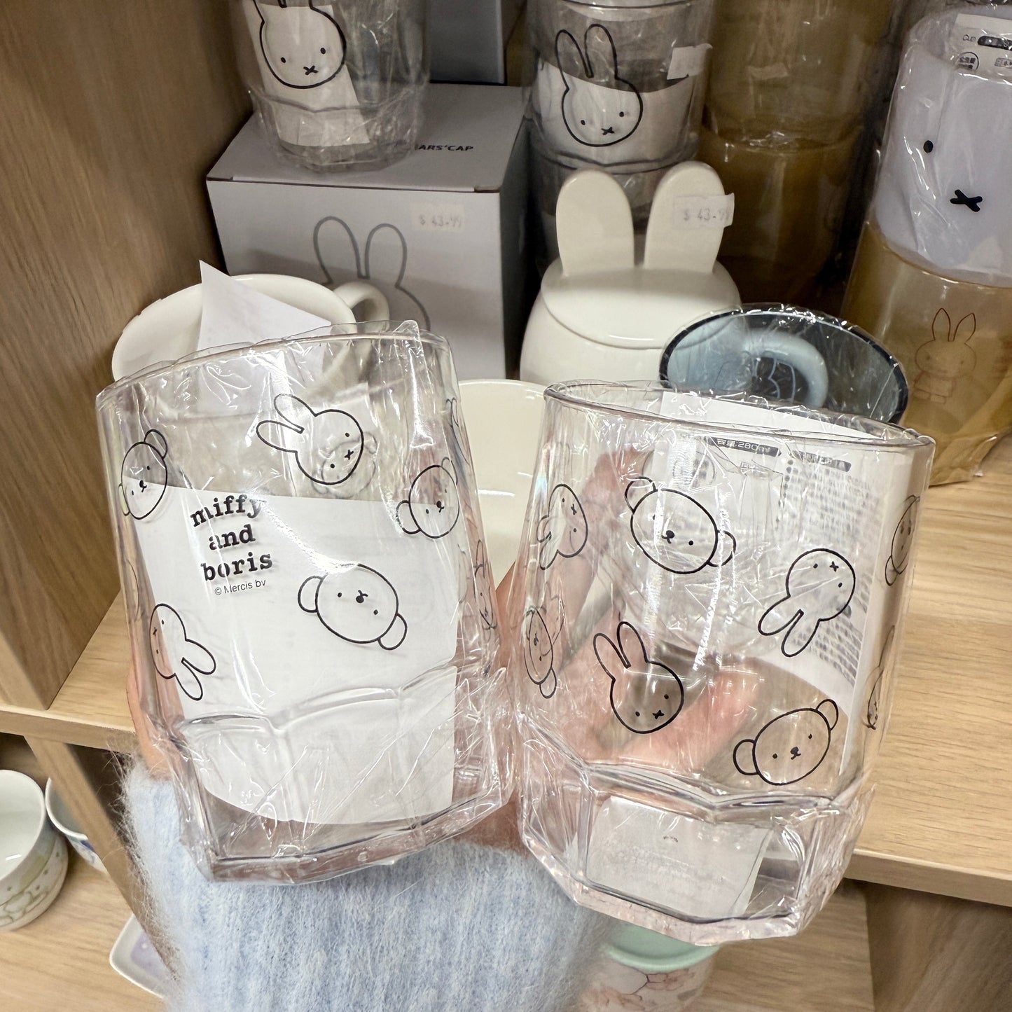 MIFFY | Stacking Cups W72×H90×D72mm (Clear - B)