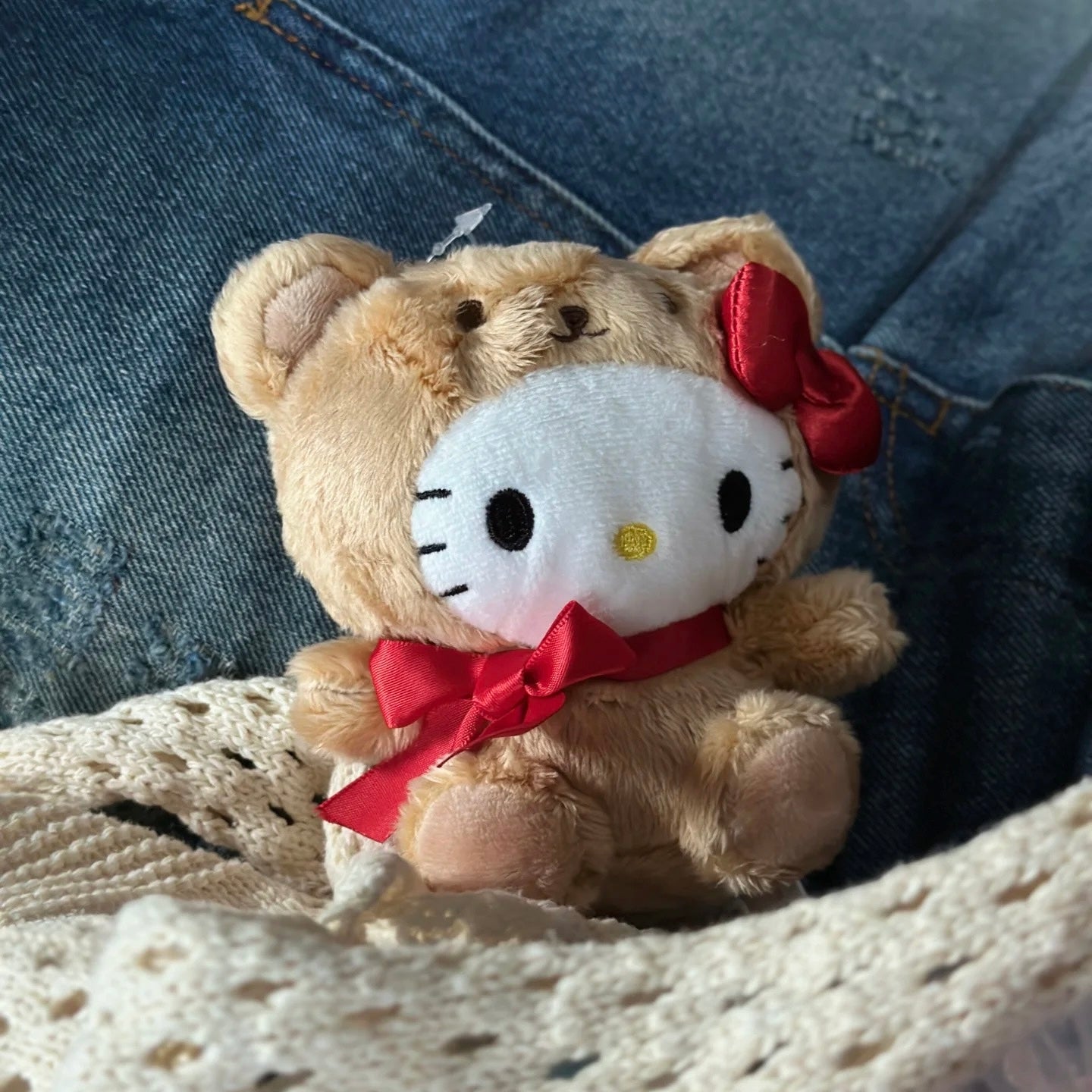 SANRIO | Hello Kitty Tiny Chum Plush Keychain Bag Charm 13cm Approx.