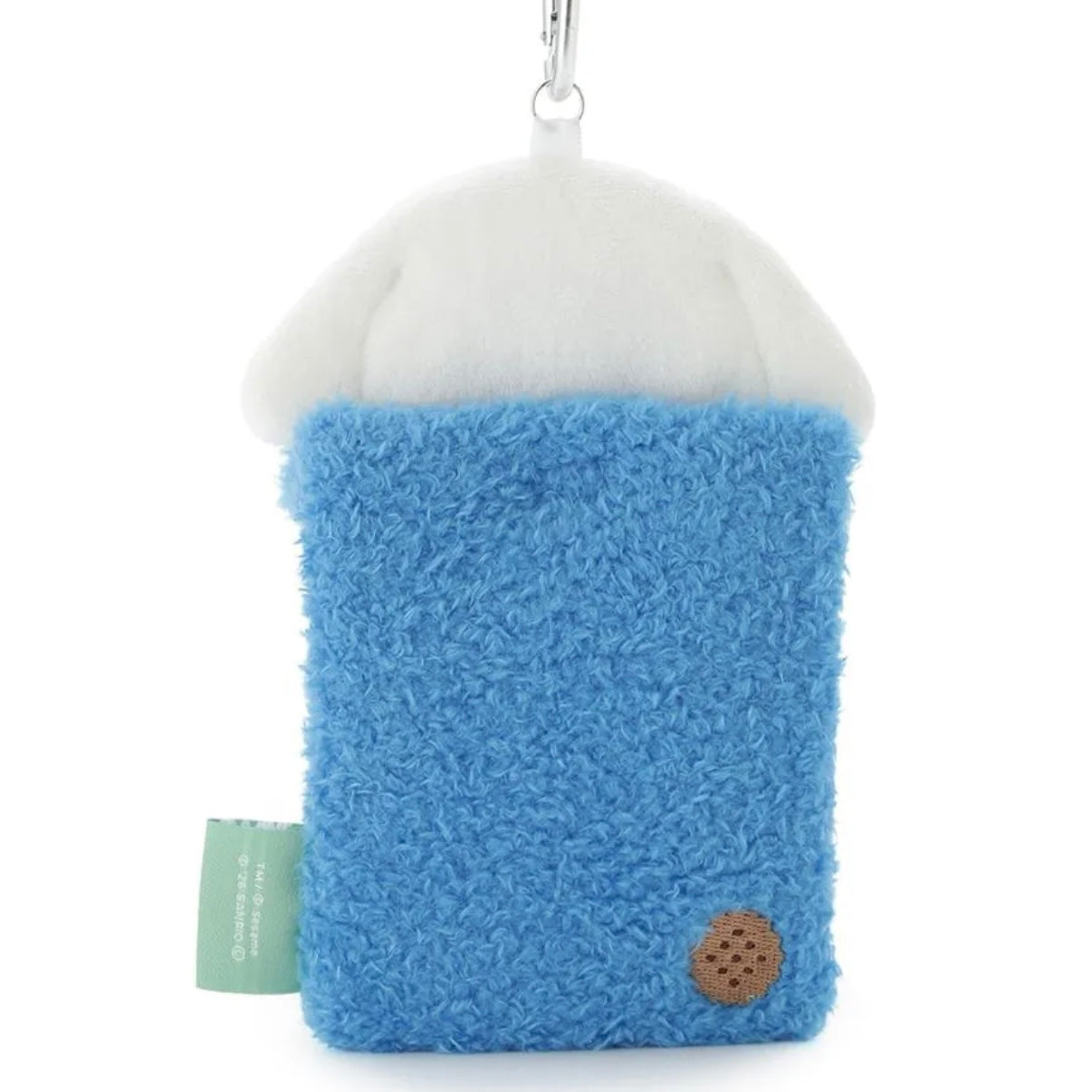SESAME STREET MARKET x SANRIO | Cookie Monster x Cinnamoroll Plush Card Sleeve Pass Case ID Holder