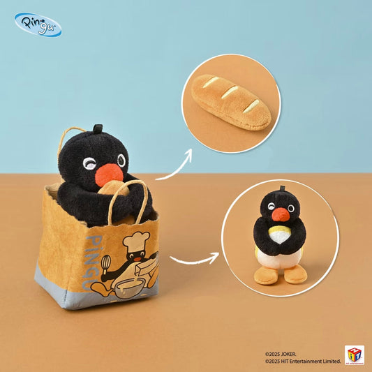 Pingu | Bakery Series Mascot Holder Bag Charm Plush Keychain