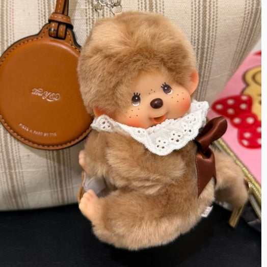 Monchhichi | Glove Holder Bag Charm Keychain 120x80x70mm (Sweet Brown)