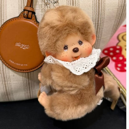 Monchhichi | Glove Holder Bag Charm Keychain 120x80x70mm (Sweet Brown)
