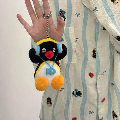 Pingu | Mascot Holder Bag Charm Plush Keychain (Music)