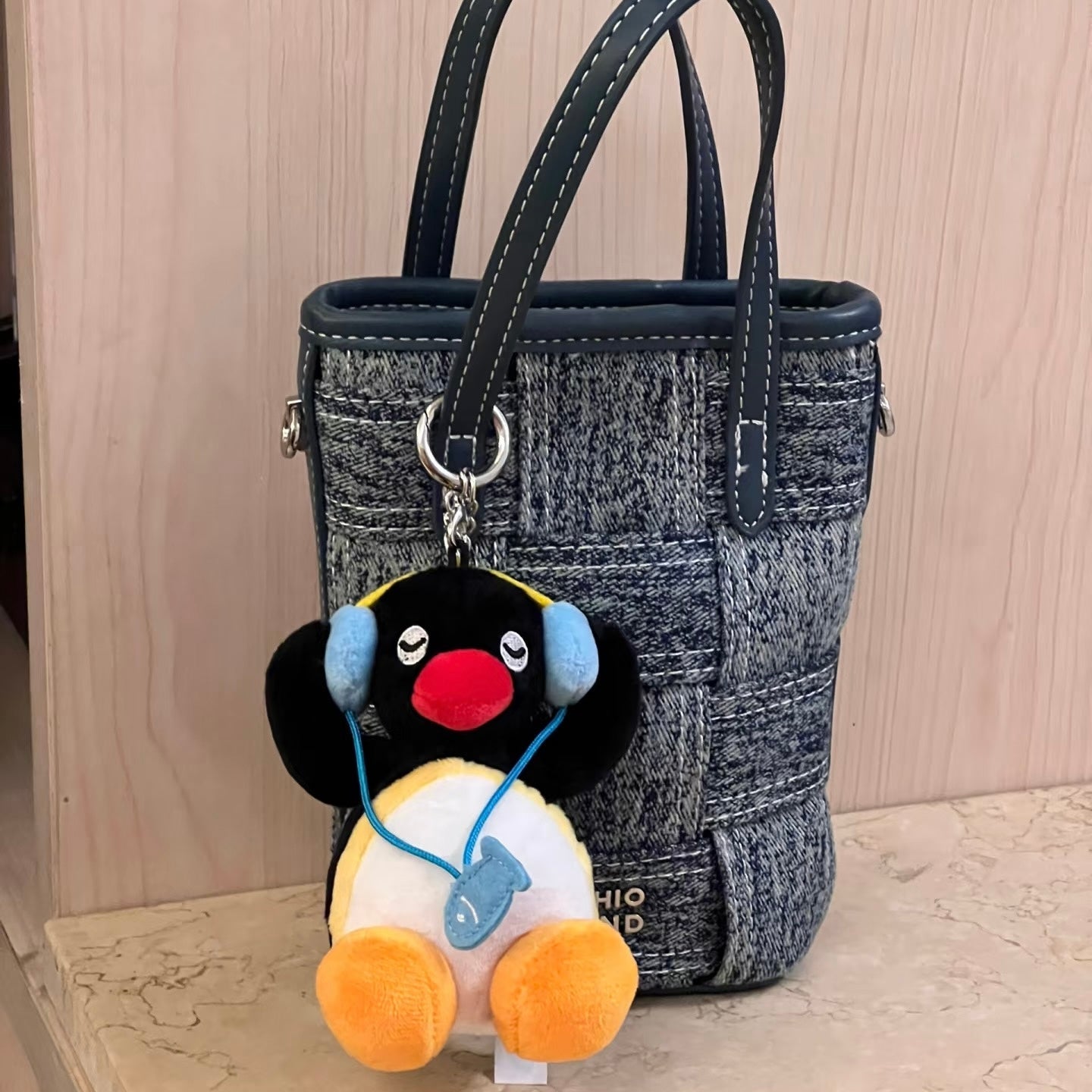 Pingu | Mascot Holder Bag Charm Plush Keychain (Music)