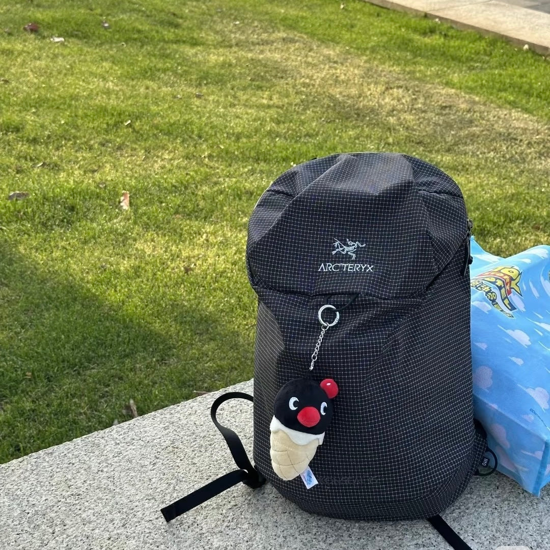 Pingu | Mascot Holder Bag Charm Plush Keychain (Ice Cream)