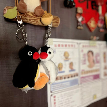 Pingu | Magnetic Plush Keychain Set Bag Charm