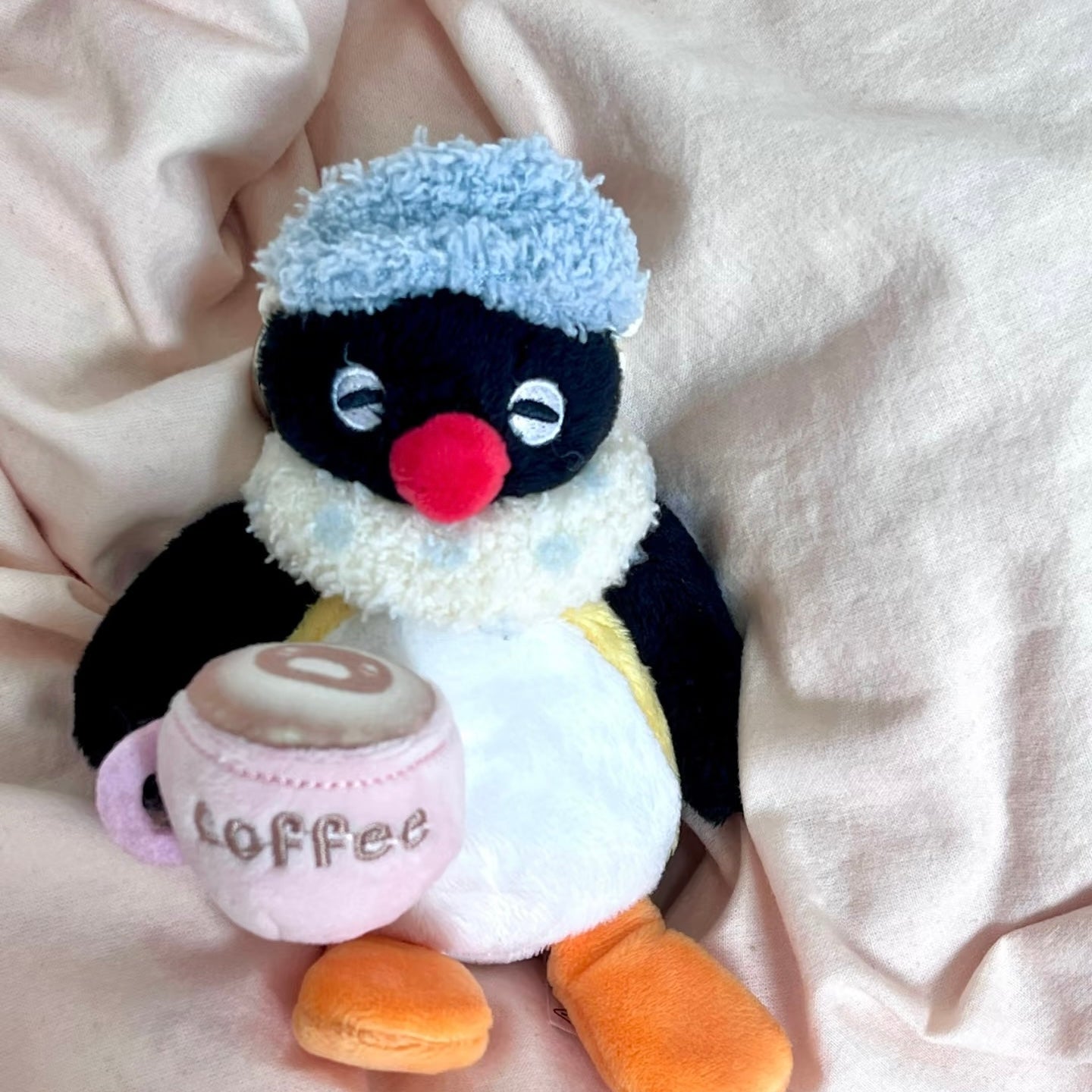 Pingu | Mascot Holder Bag Charm Plush Keychain (Coffee)
