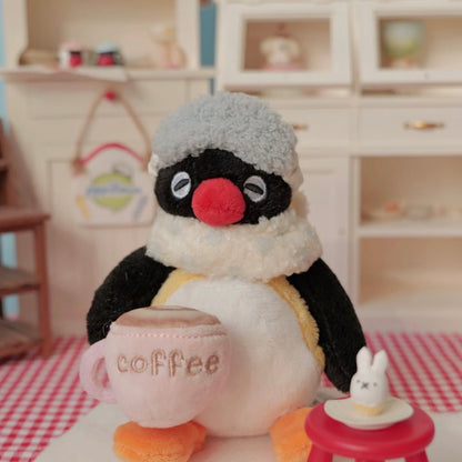 Pingu | Mascot Holder Bag Charm Plush Keychain (Coffee)