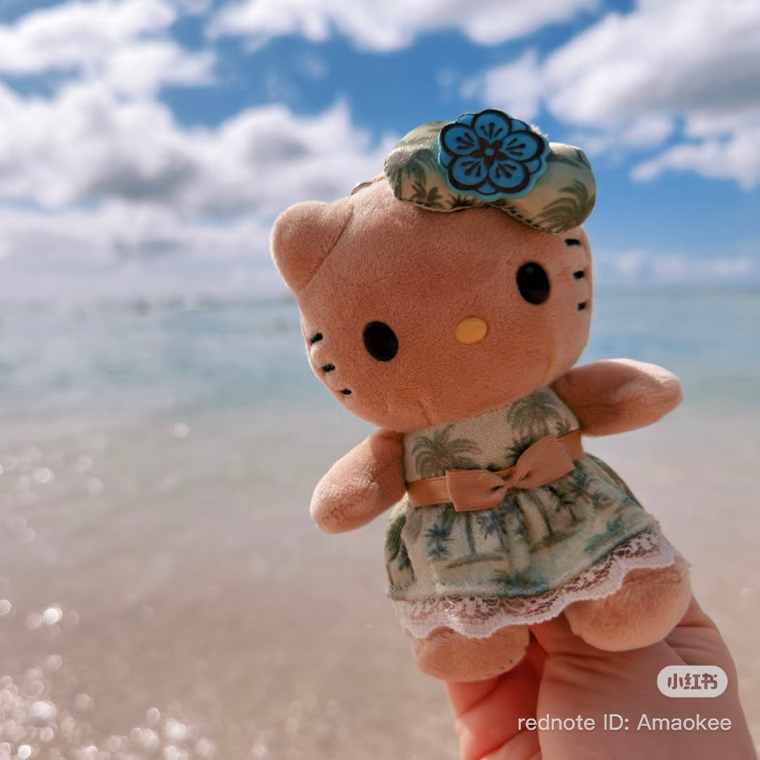 SANRIO | Hello Kitty Tanned Mascot Holder Bag Charm (The Kahala Limited)