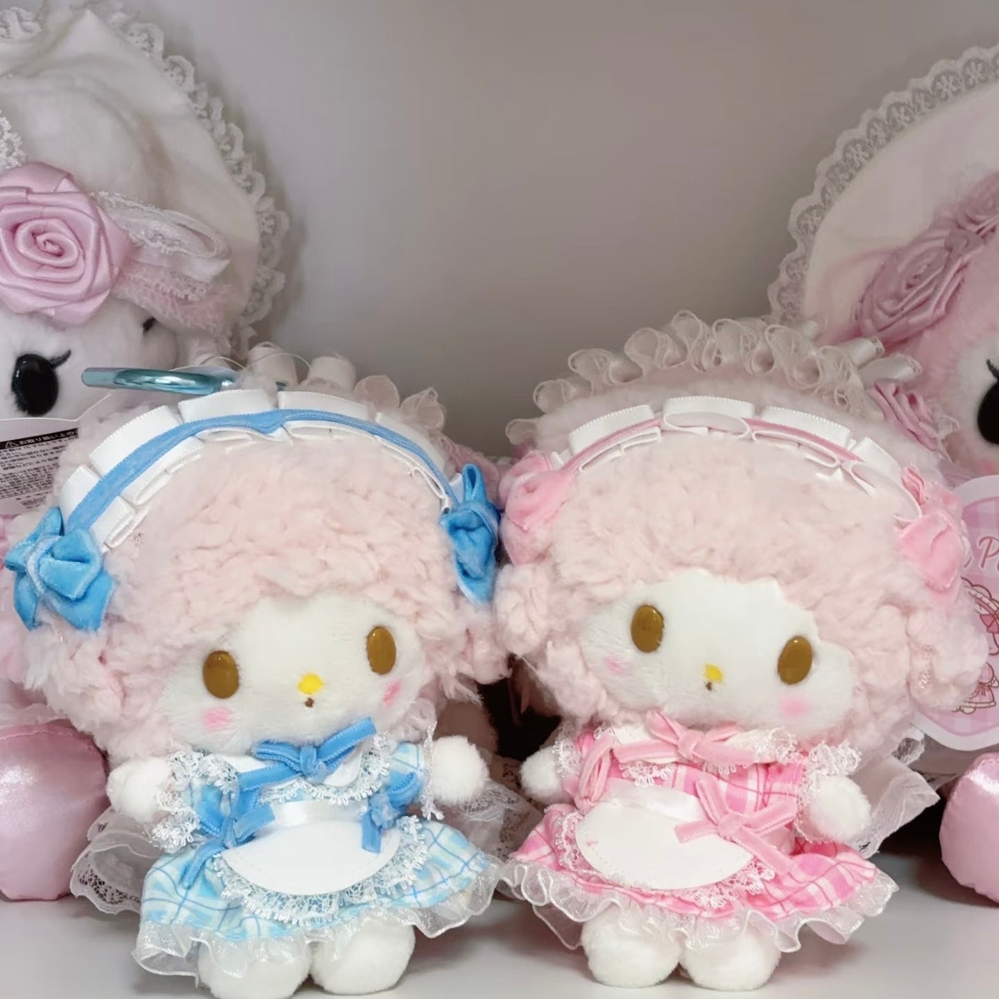SANRIO | My Sweet Piano Plush Keychain with Carabiner Bag Charm 100×124x80mm (Pink)